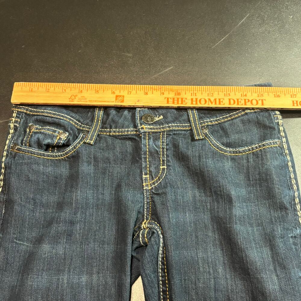 BKE Sabrina Bootcut Jeans Womens 29L Dark Wash Stretch Denim Mid Rise - Picture 4 of 6
